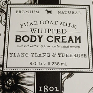 Beekman 1802 Ylang Ylang & Tuberose Whipped Body Cream 8 oz NIB SEALED